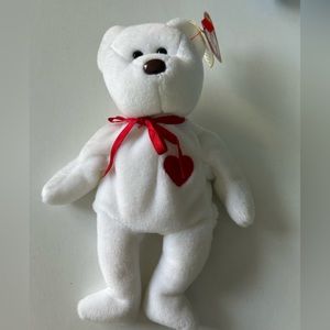 RETIRED 1994 VALENTINO BEANIE BABY WITH BROWN NOSE